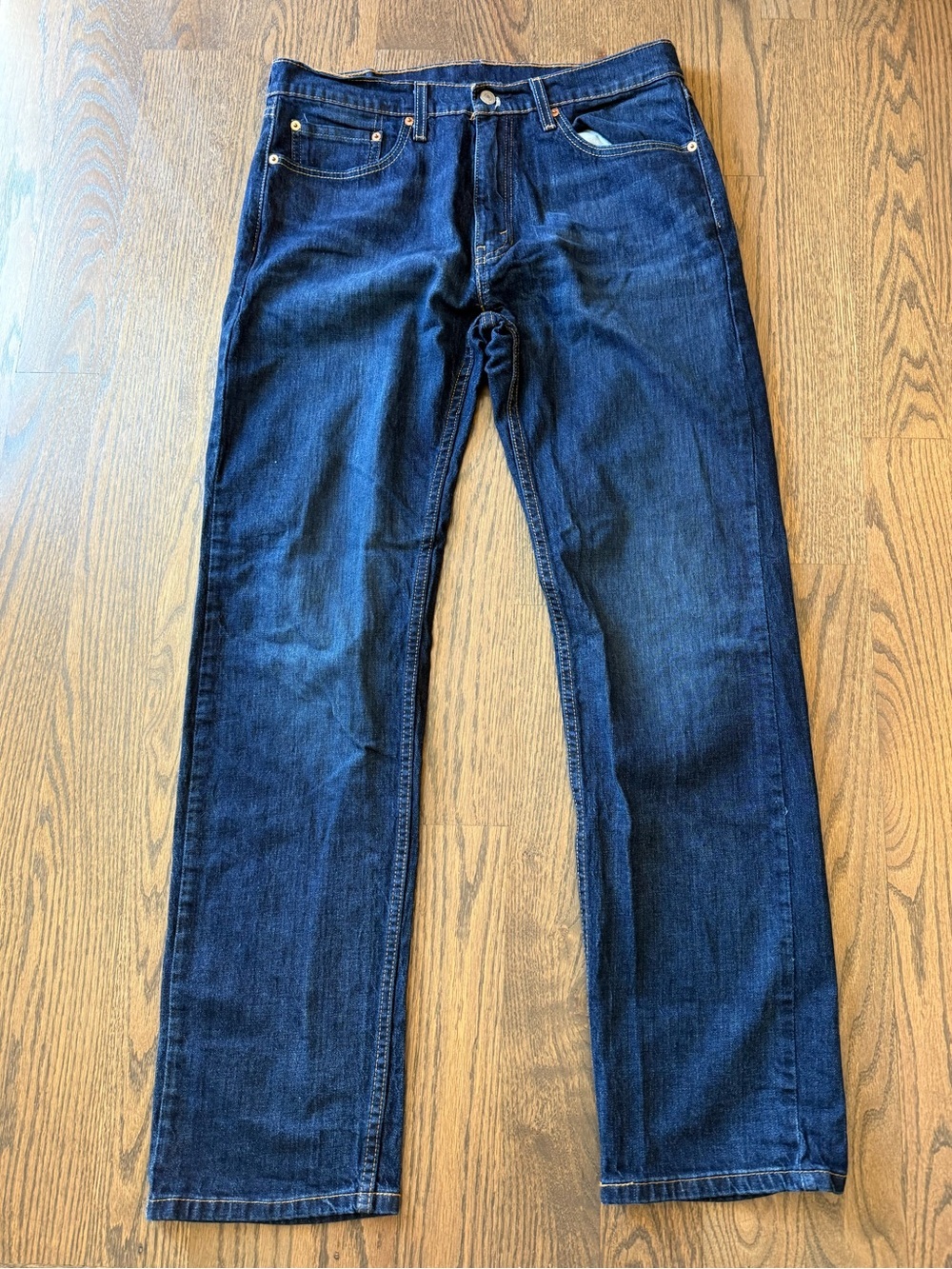 Levi's Men's Classic 505 Indigo Straight Jeans size 33 x 32